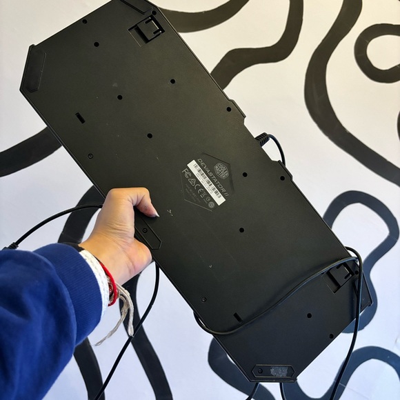 Black Cooler Master Devastator II Red LED Gaming Mechanical Keyboard with USB B - Picture 2 of 2